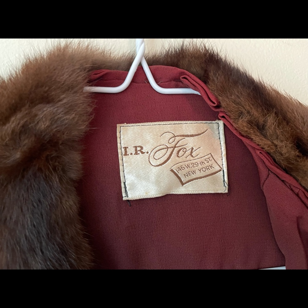 Vintage Fox Fur Stole From I.R. Fox New York - Gem